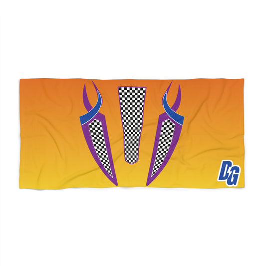 Desert Orange Fade Beach Towel