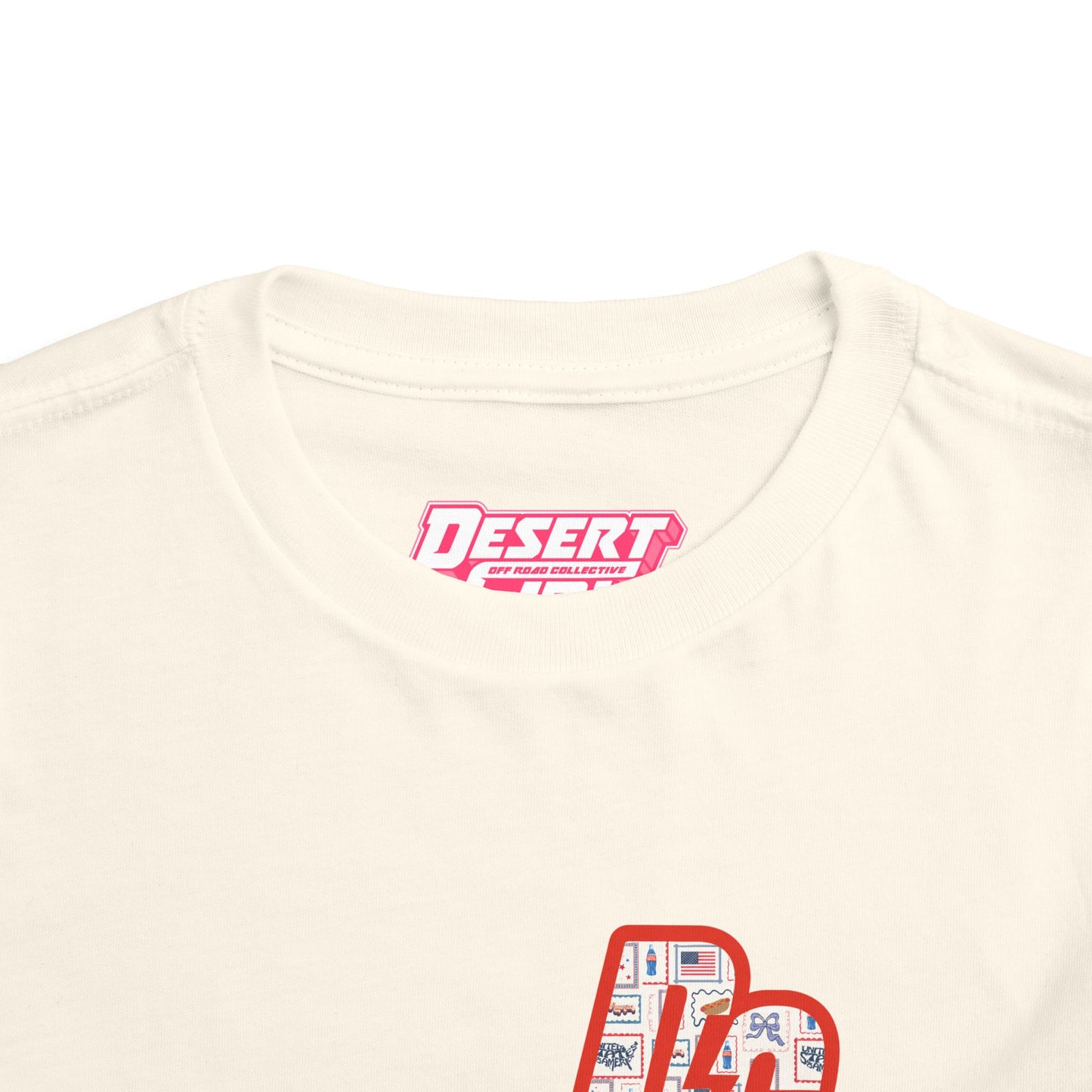 Toddler Postcard USA DG Short Sleeve Tee