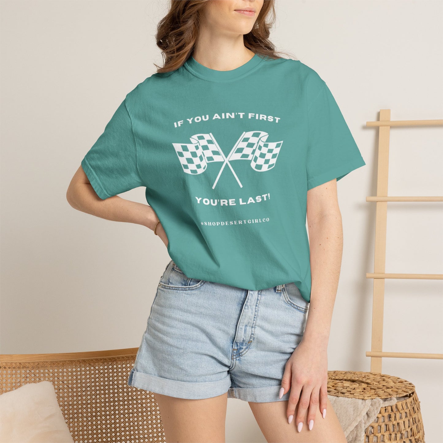 If You Ain't First 24 Comfort Colors Tee - WHITE