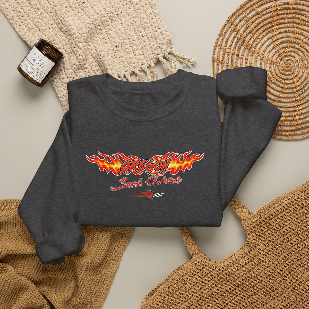 Oregon Dunes Throwback Crewneck - Desert Girl