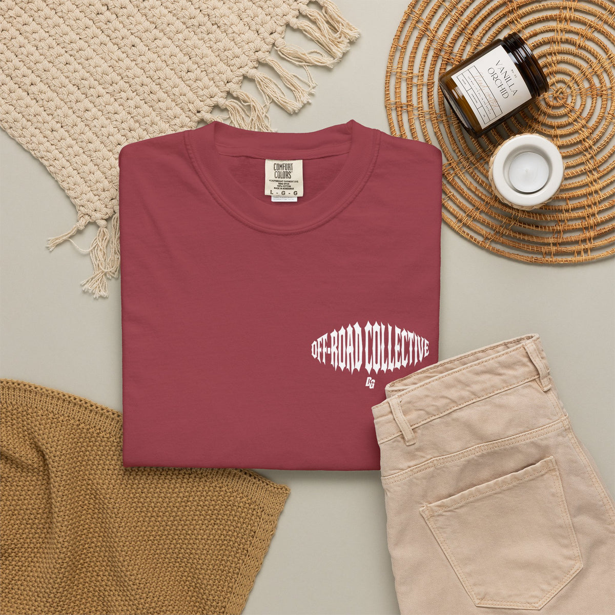 Off-Road Collective Metal Wrap Comfort Colors Tee - WHITE