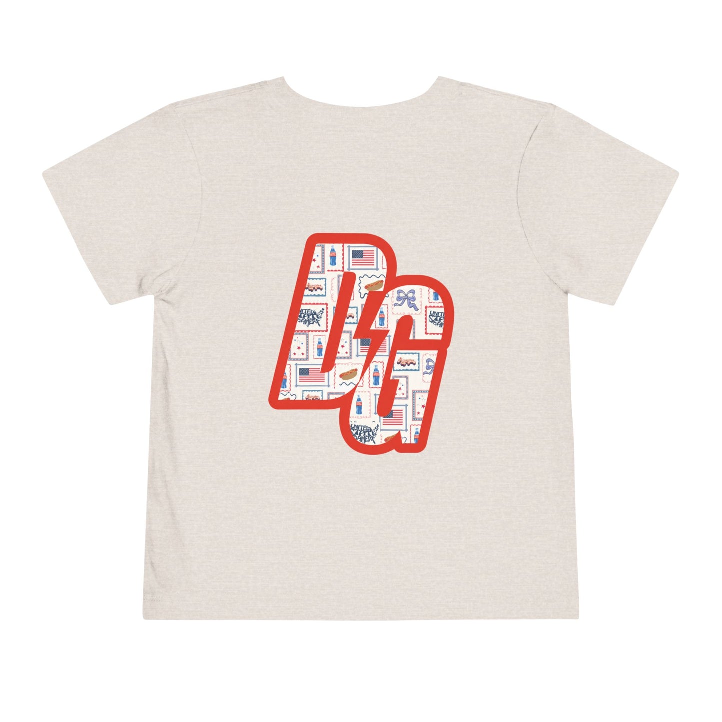 Toddler Postcard USA DG Short Sleeve Tee