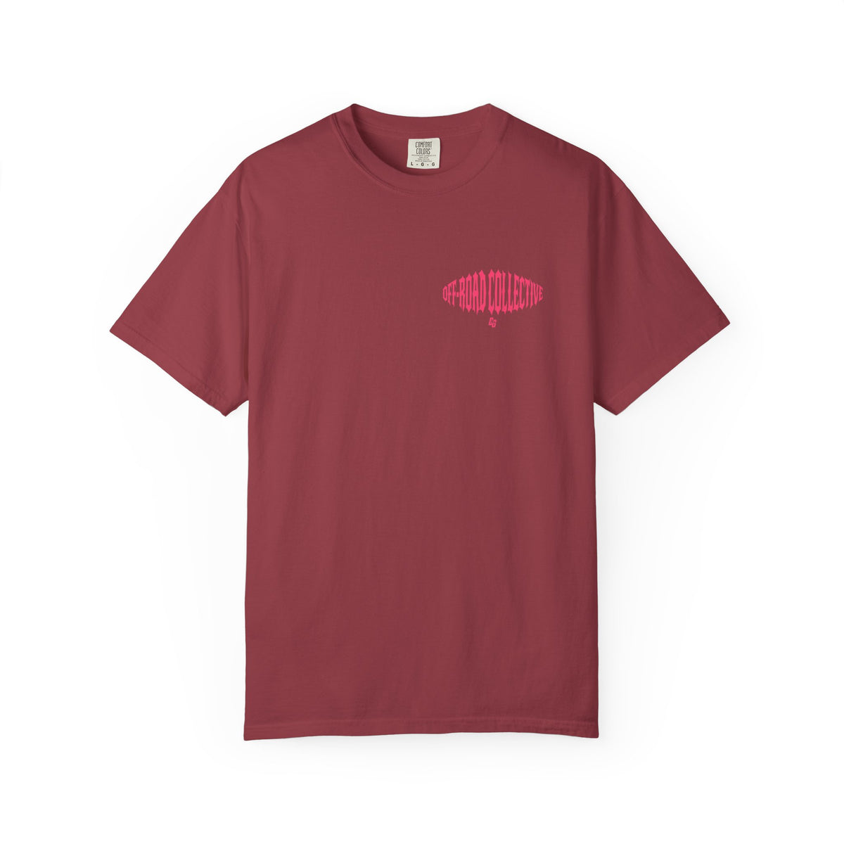 Off-Road Collective Metal Wrap Comfort Colors Tee - PINK