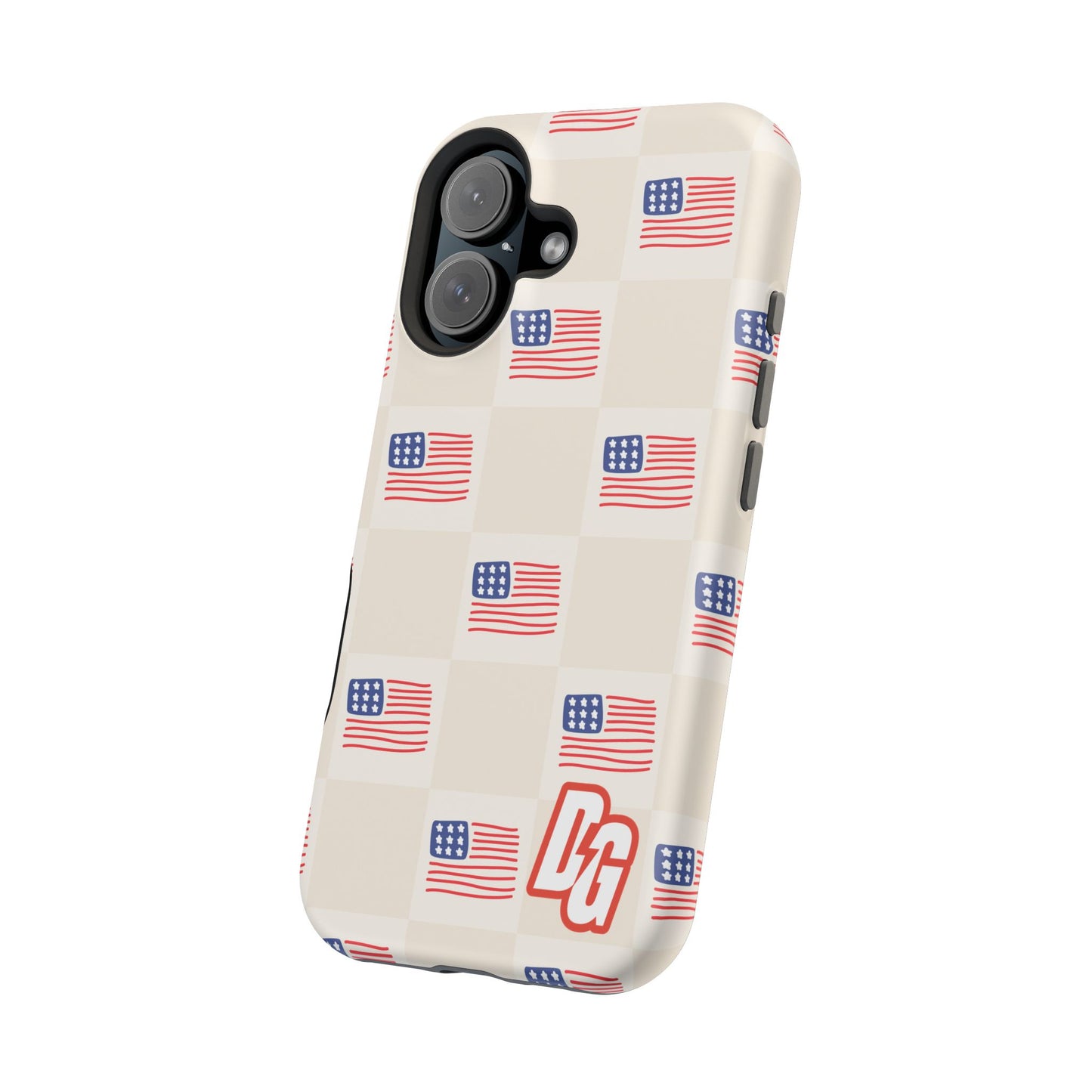 Checkered USA Tough Magnetic Cases
