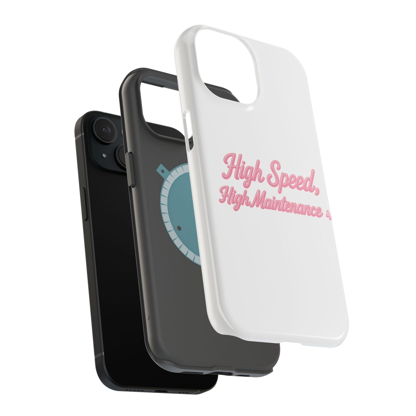 High Speed, High Maintenance - Bubblegum Chrome Magnetic Impact-Resistant Cases