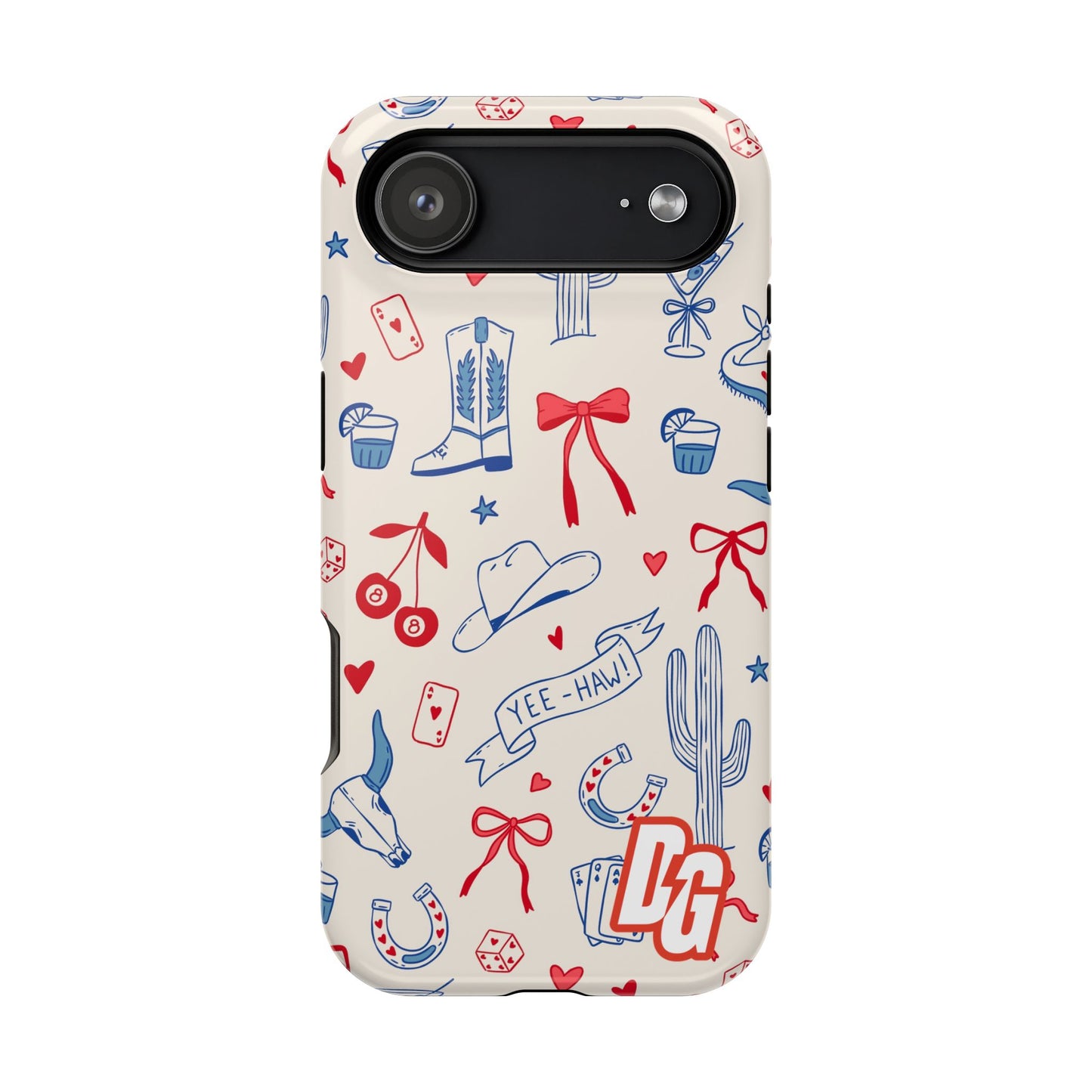 Lucky Cowgirl USA Tough Magnetic Cases