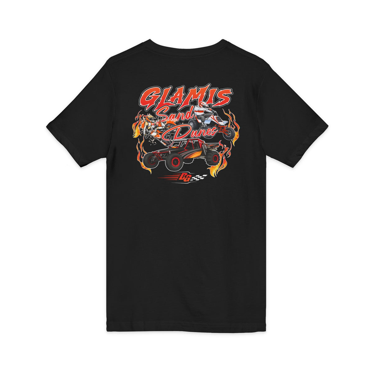 Women's Glamis Dunes Throwback Short Sleeve V-Neck Tee - Desert Girl