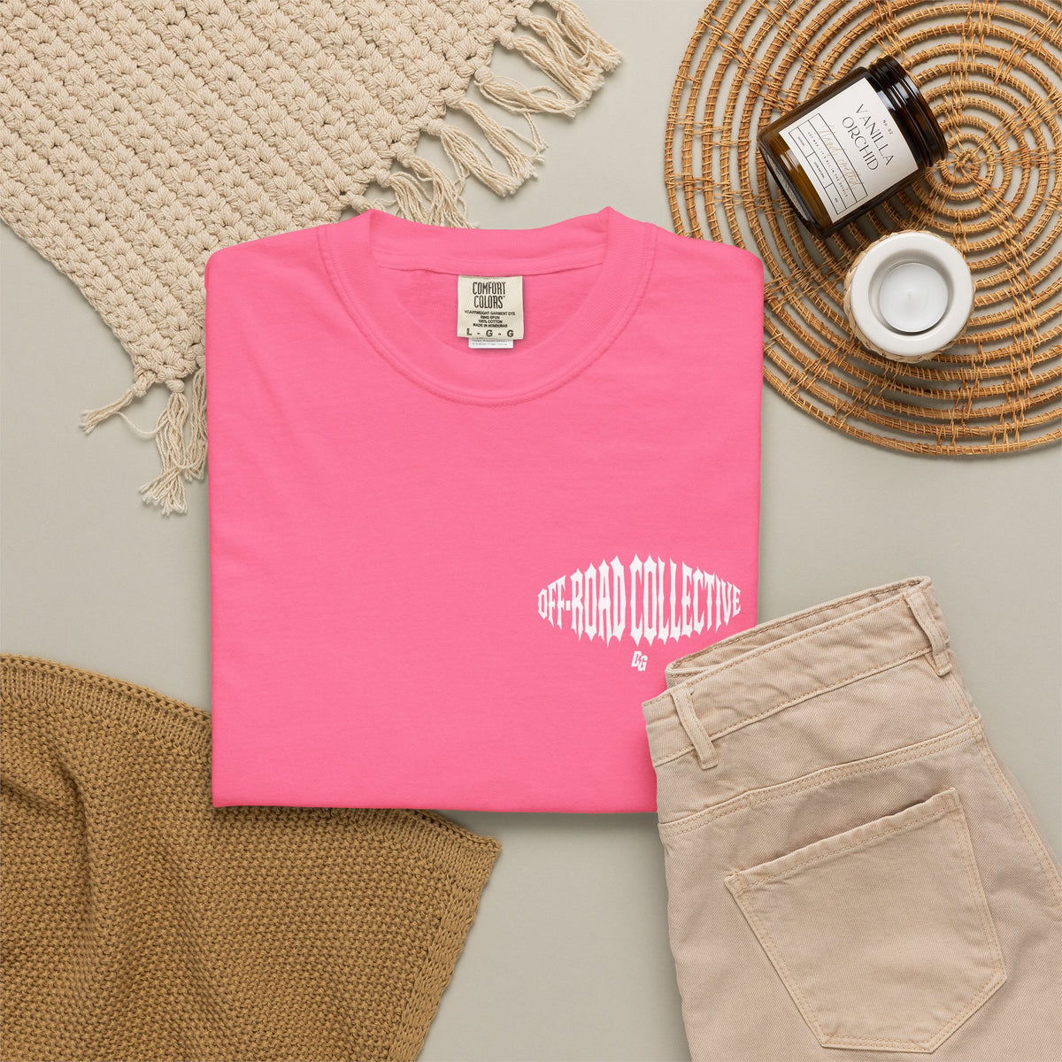 Off-Road Collective Metal Wrap Comfort Colors Tee - WHITE
