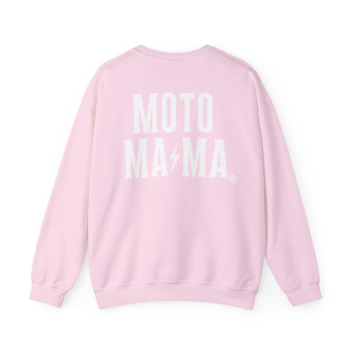 MOTO MAMA - CREWNECK - WHITE