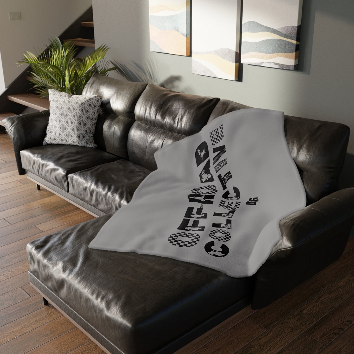 Off-Road Collective  Fuzzy Blanket ( Double Sided )