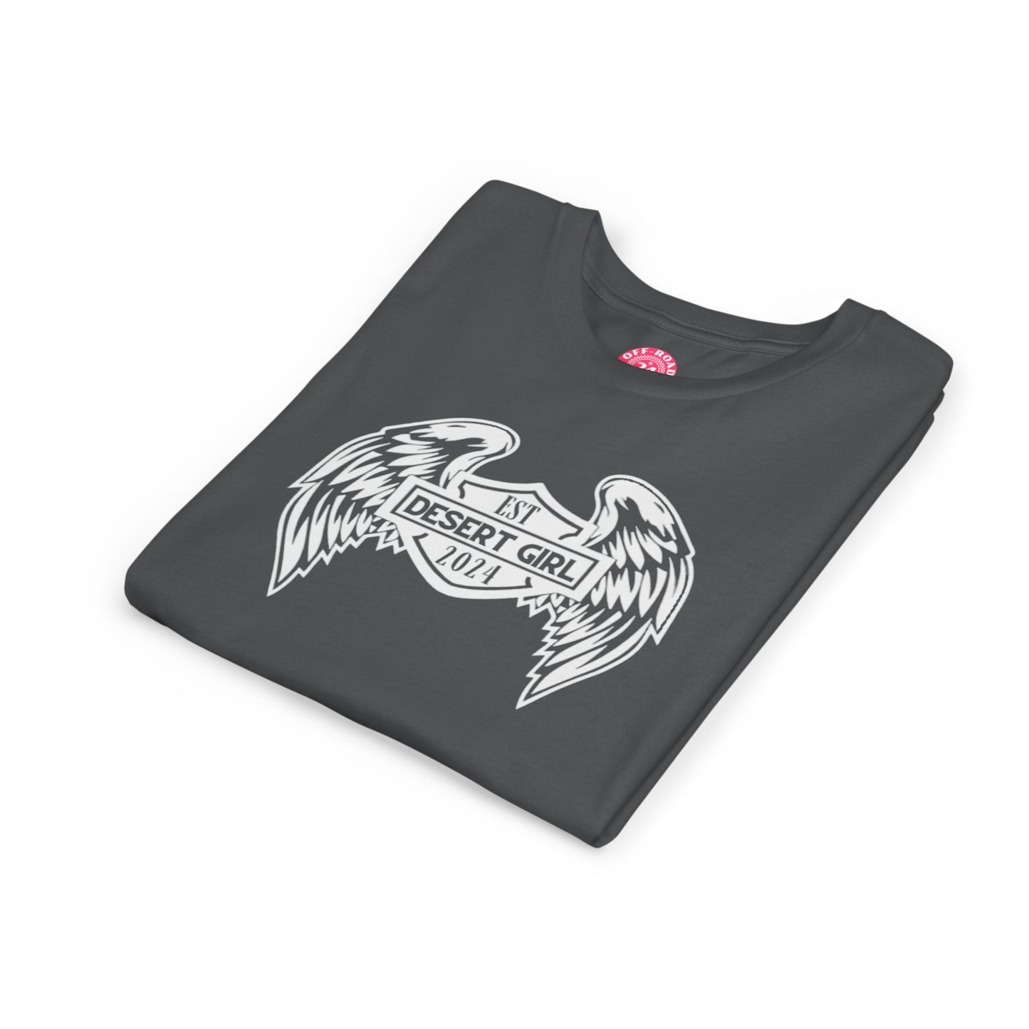 Youth Desert Girl Wings Short Sleeve Tee
