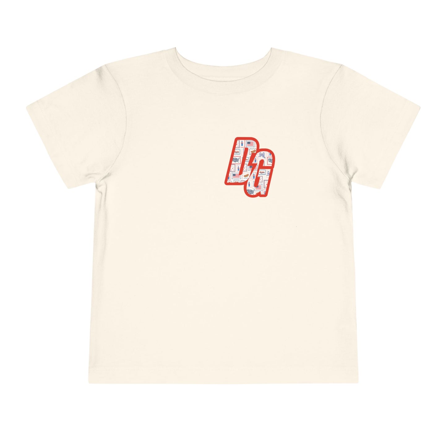 Toddler Postcard USA DG Short Sleeve Tee