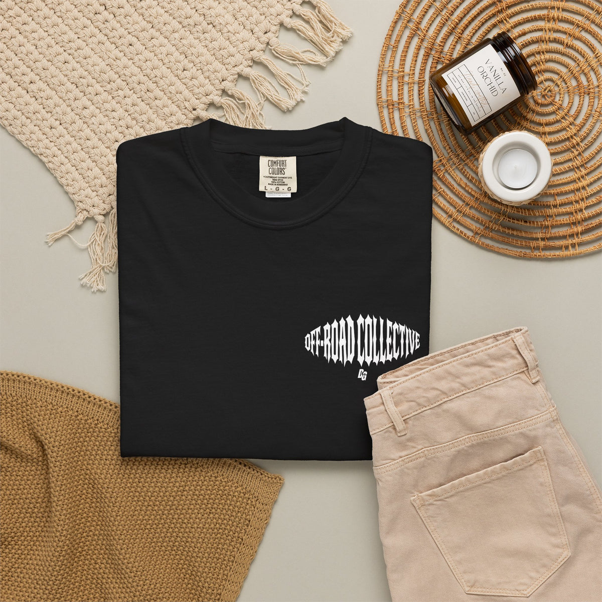 Off-Road Collective Metal Wrap Comfort Colors Tee - WHITE