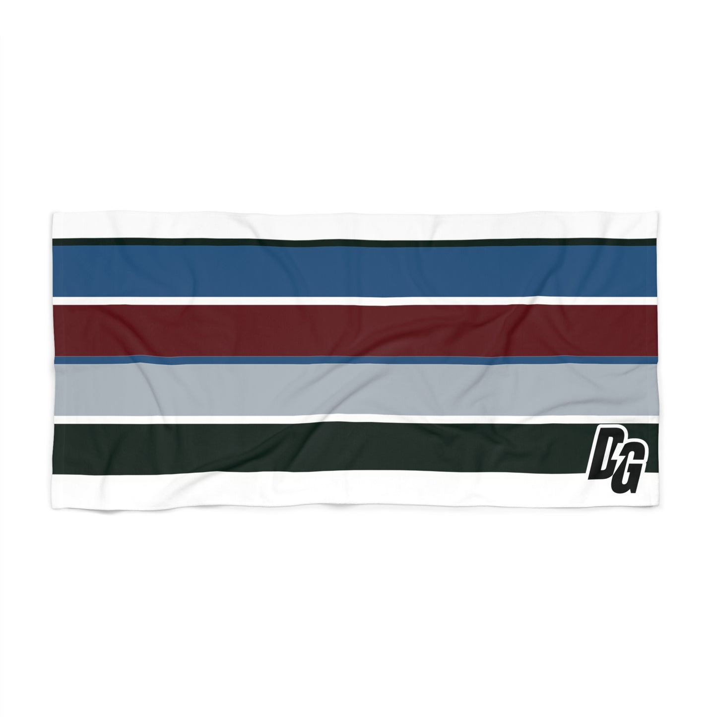 Desert Girl Stripes Beach Towel
