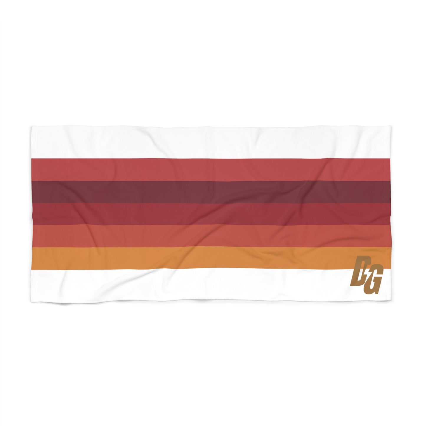 Desert Girl Retro Reds Beach Towel