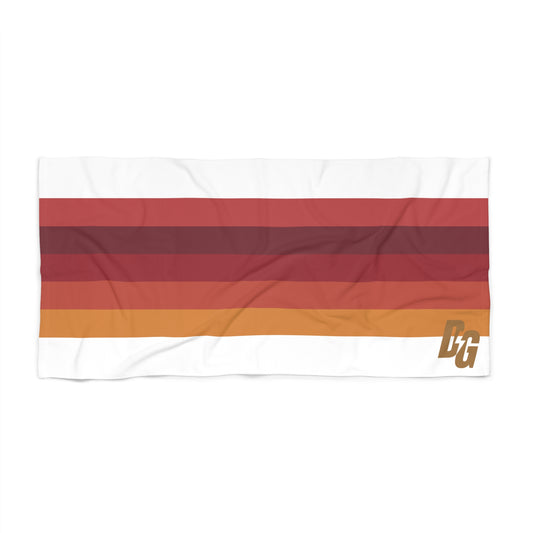 Desert Girl Retro Reds Beach Towel