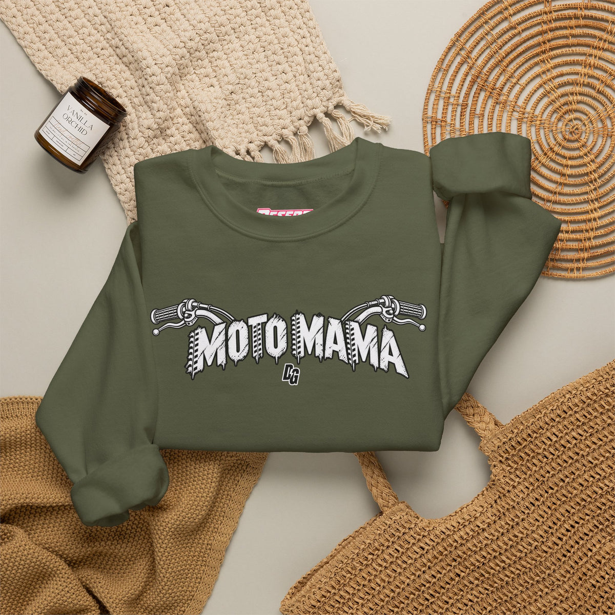Moto Mama Full Throttle Crewneck