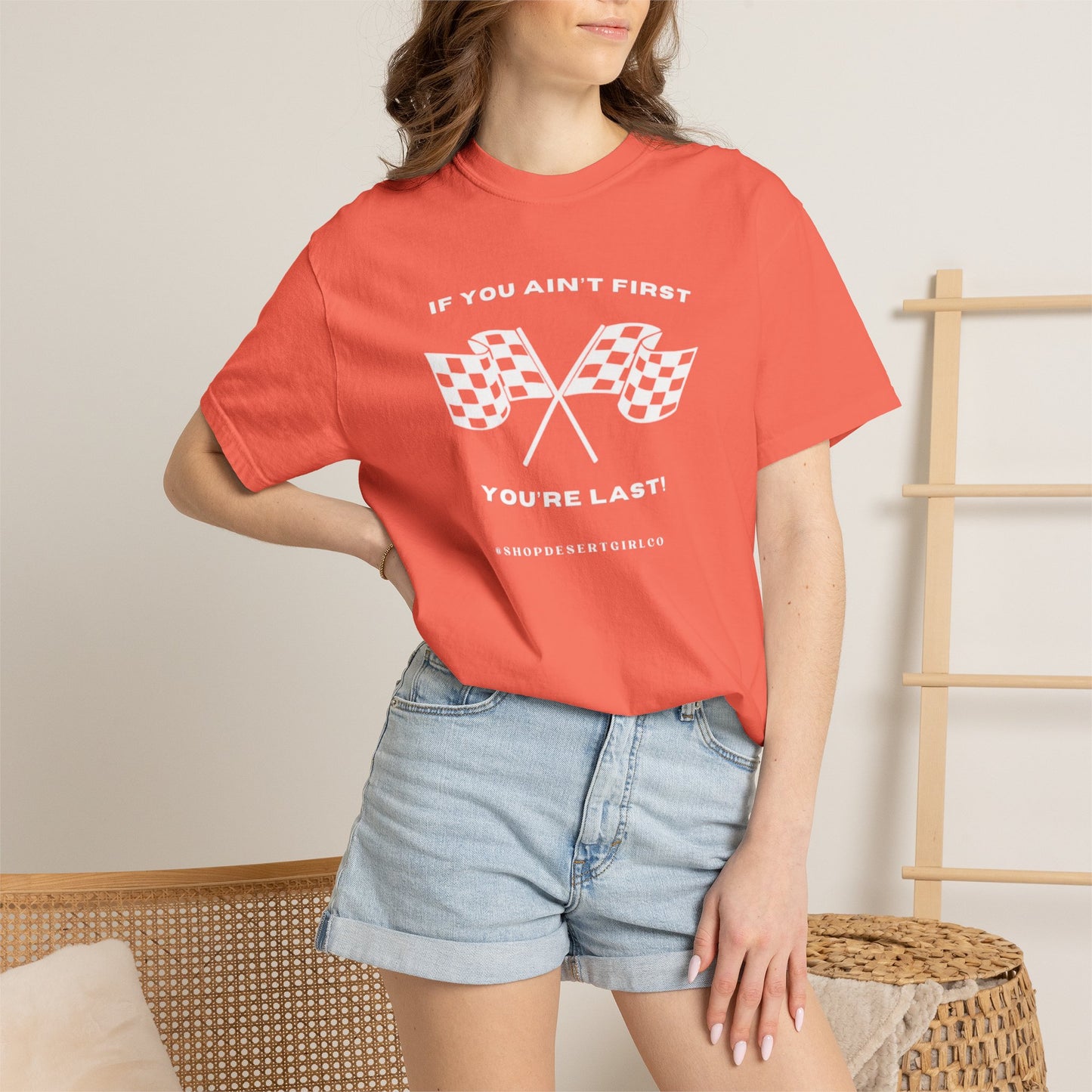 If You Ain't First 24 Comfort Colors Tee - WHITE