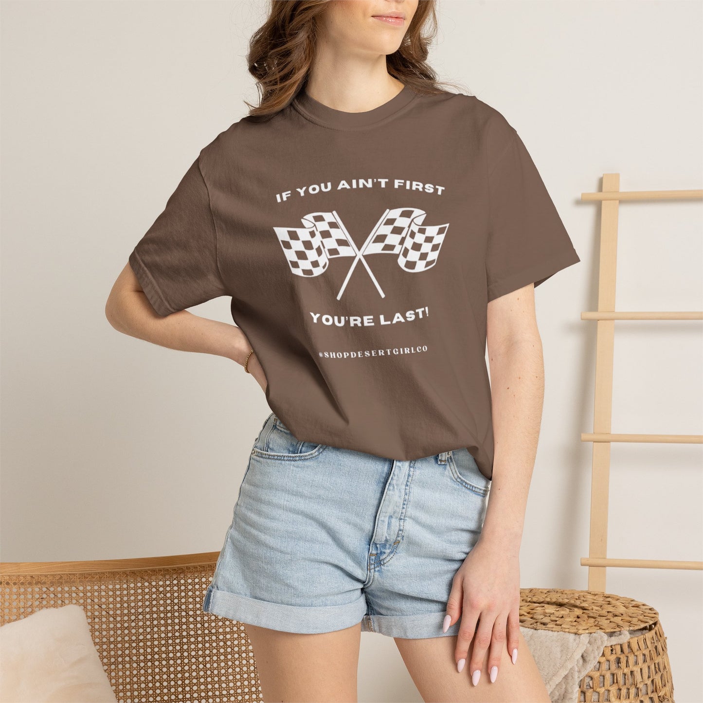 If You Ain't First 24 Comfort Colors Tee - WHITE