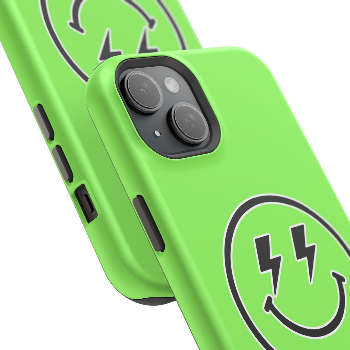 Desert Girl Smiley - LIME GREEN Tough Magnetic Cases