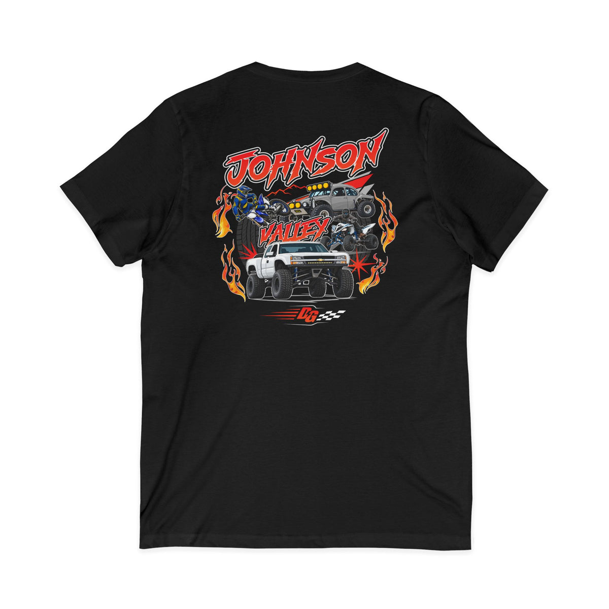 Women's Johnson Valley Throwback Short Sleeve V-Neck Tee - Desert Girl