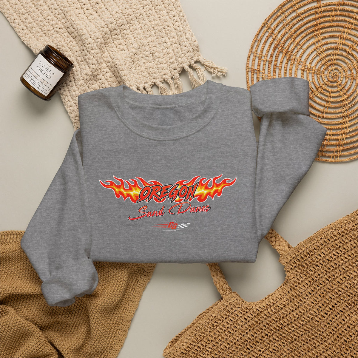 Oregon Dunes Throwback Crewneck - Desert Girl