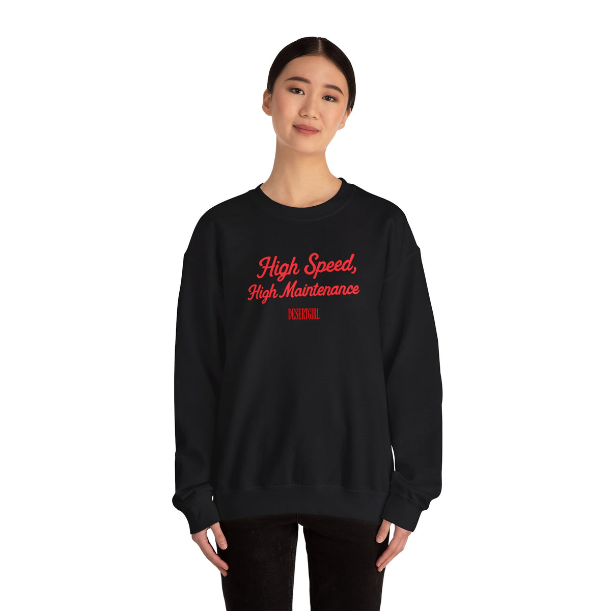 High Speed, High Maintenance Crewneck