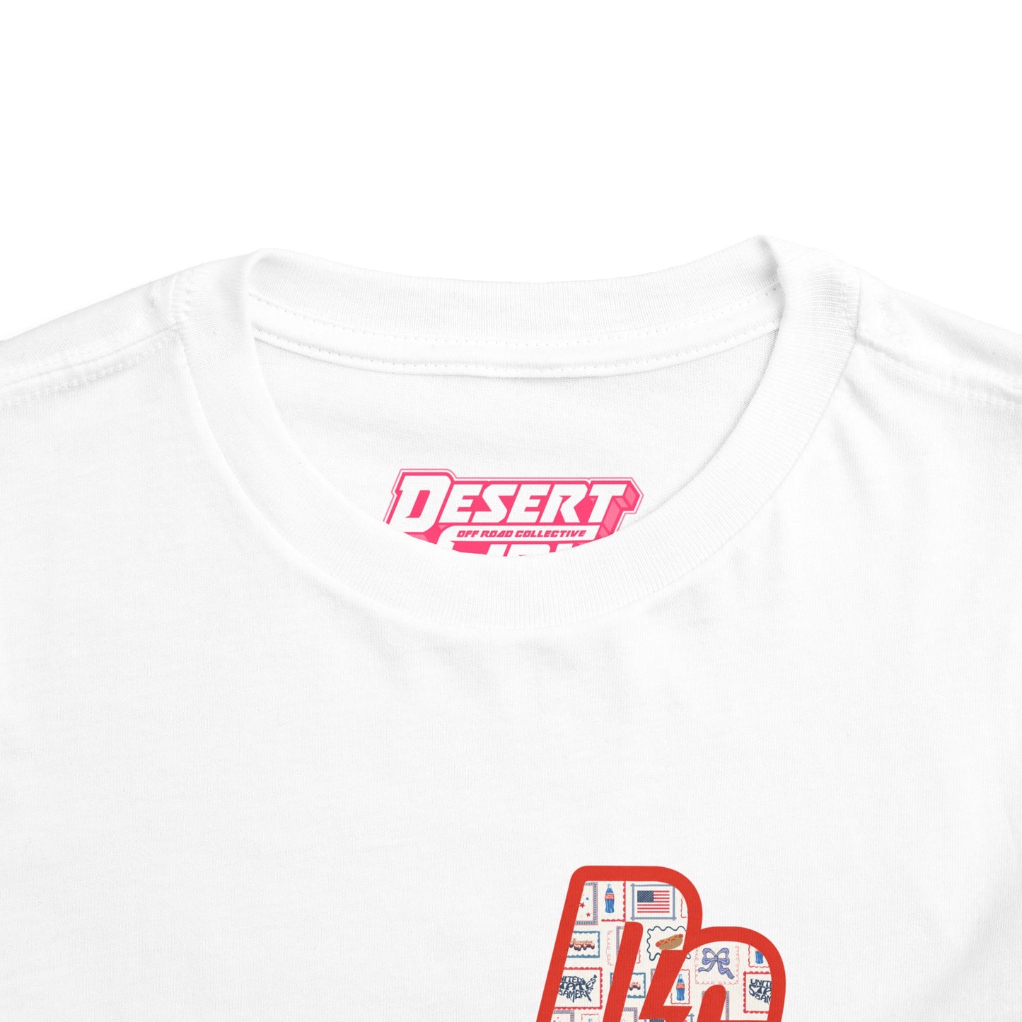 Toddler Postcard USA DG Short Sleeve Tee