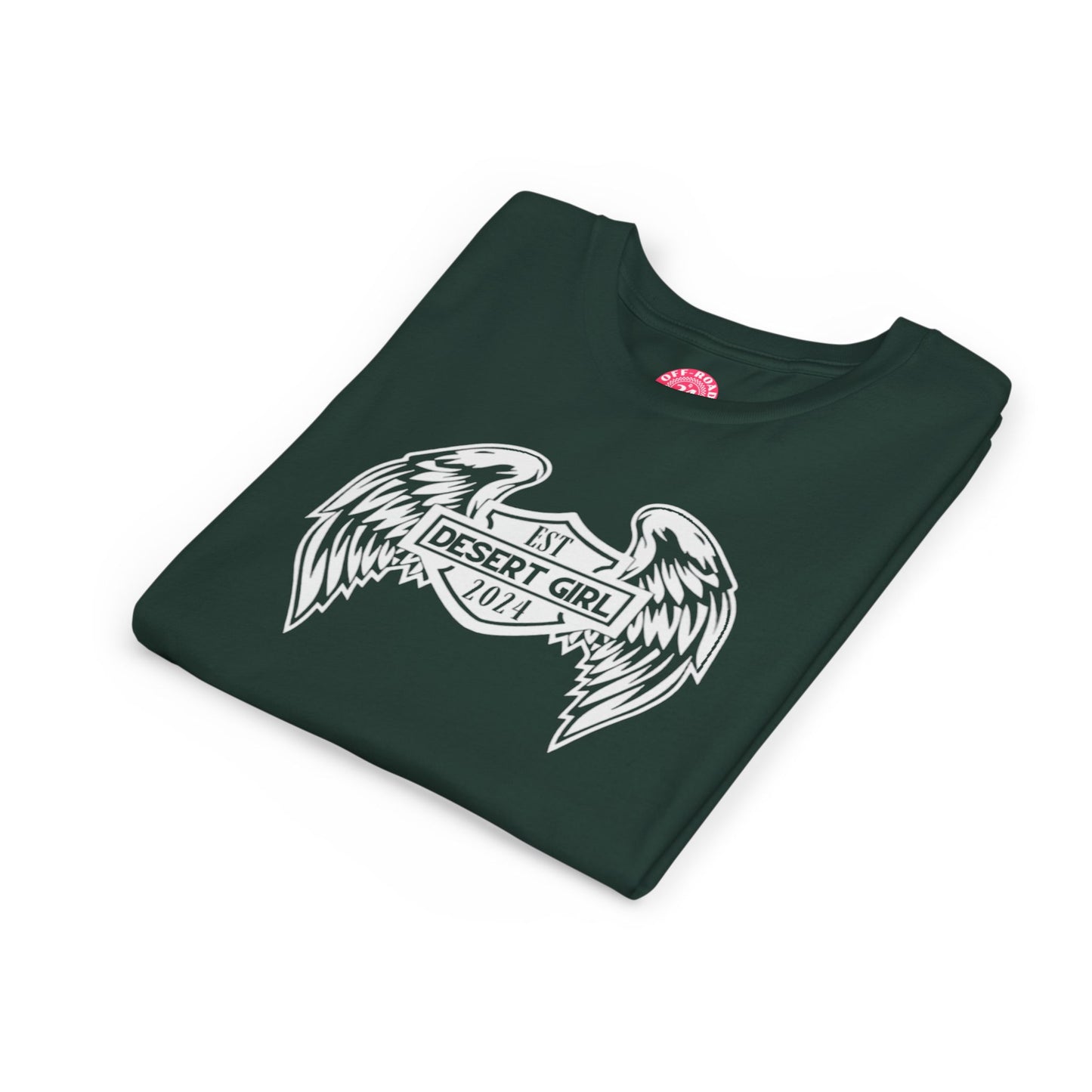 Youth Desert Girl Wings Short Sleeve Tee