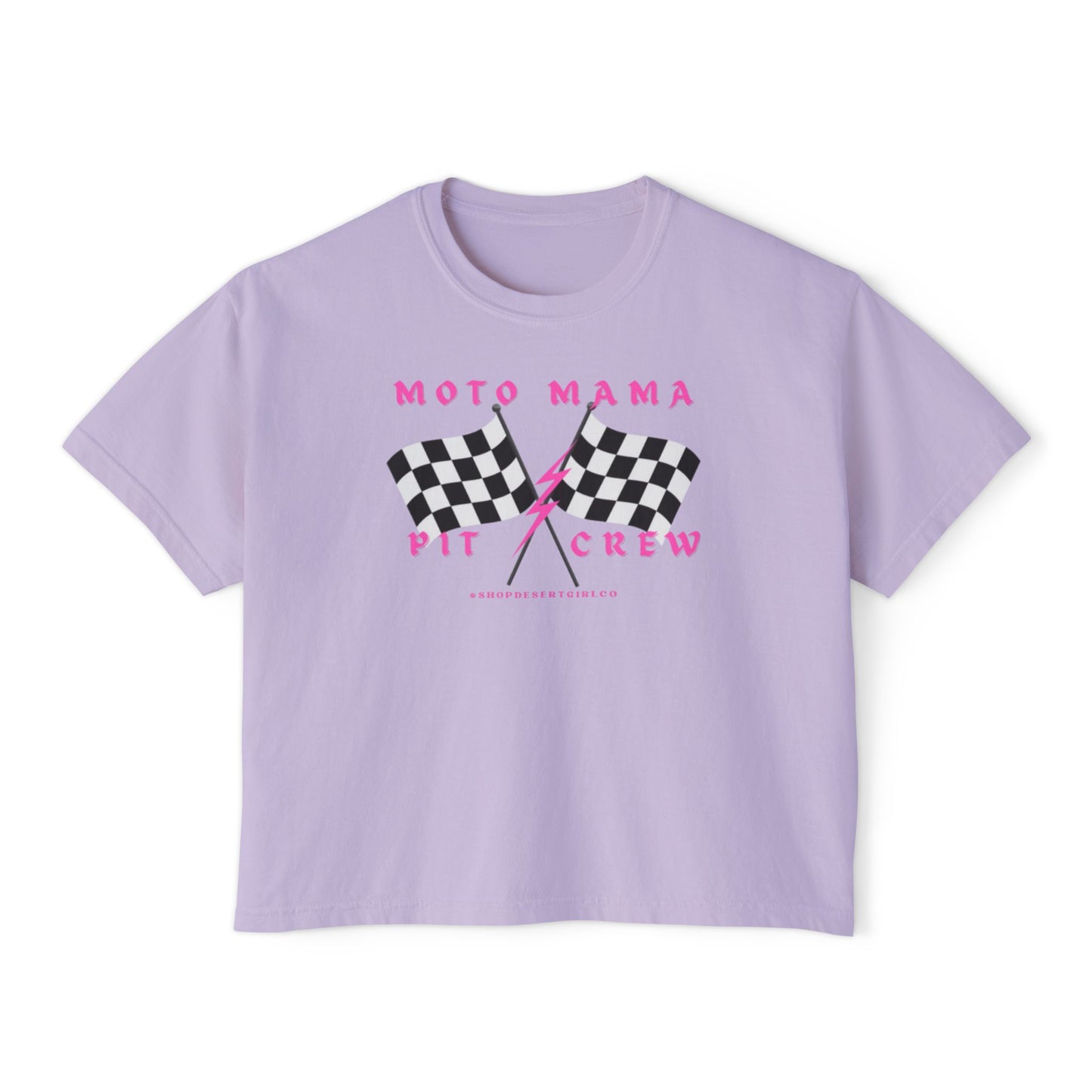 MOTO MAMA PIT CREW - BOXY TEE