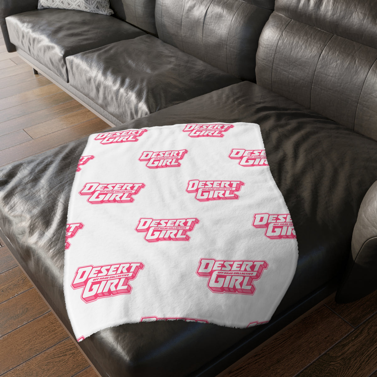 Desert Girl Off-Road Collective Fuzzy Blanket ( Double Sided )