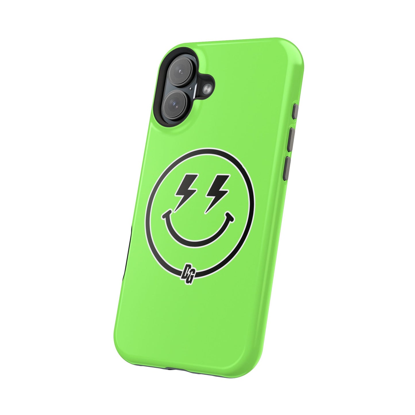Desert Girl Smiley - LIME GREEN Tough Magnetic Cases