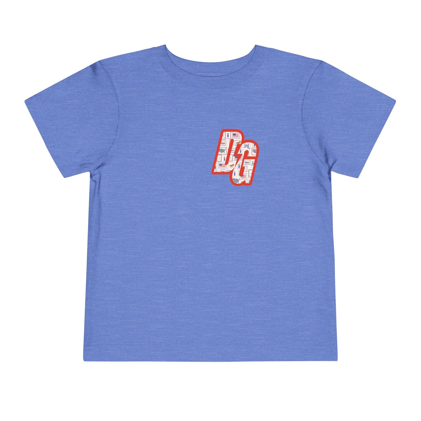 Toddler Postcard USA DG Short Sleeve Tee