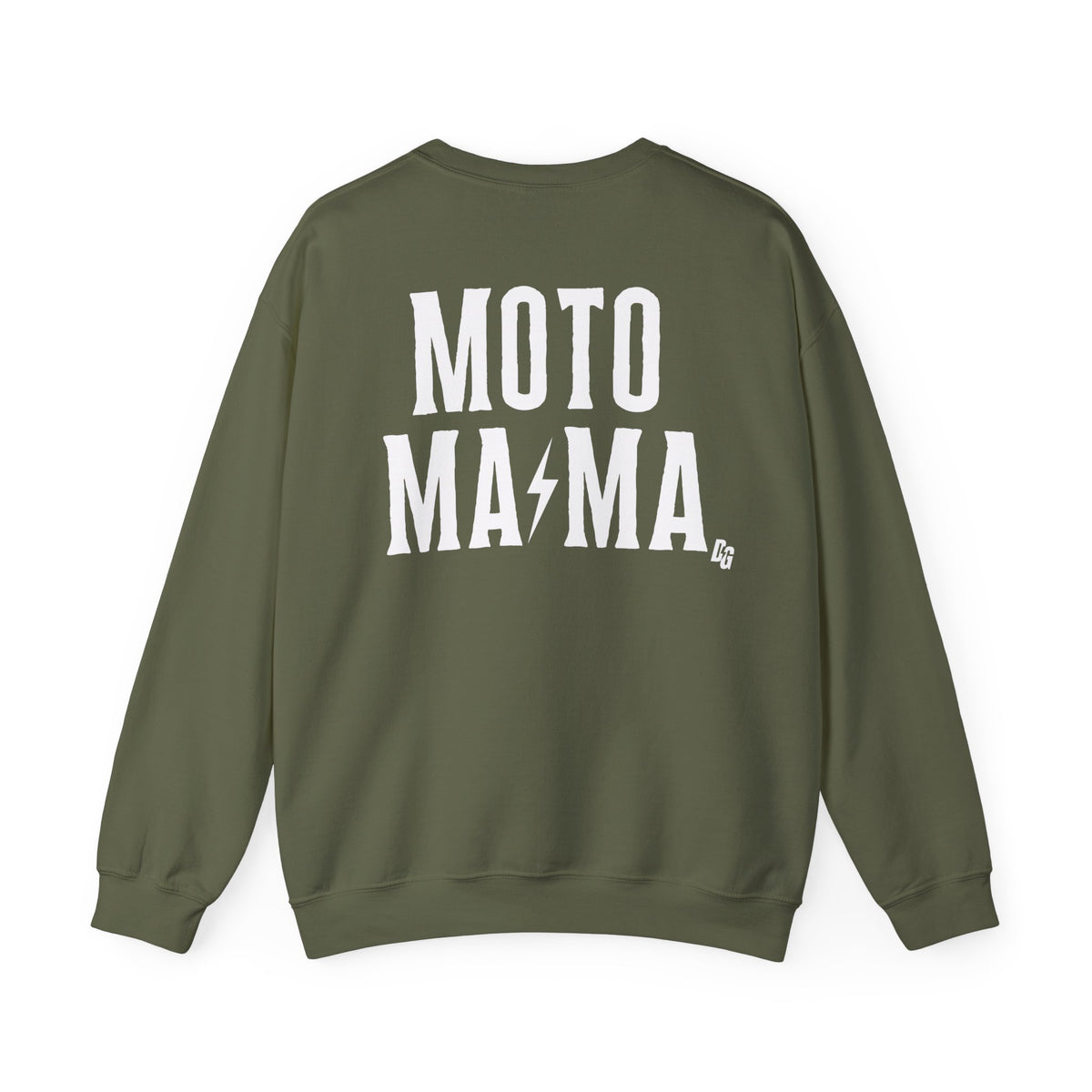 MOTO MAMA - CREWNECK - WHITE