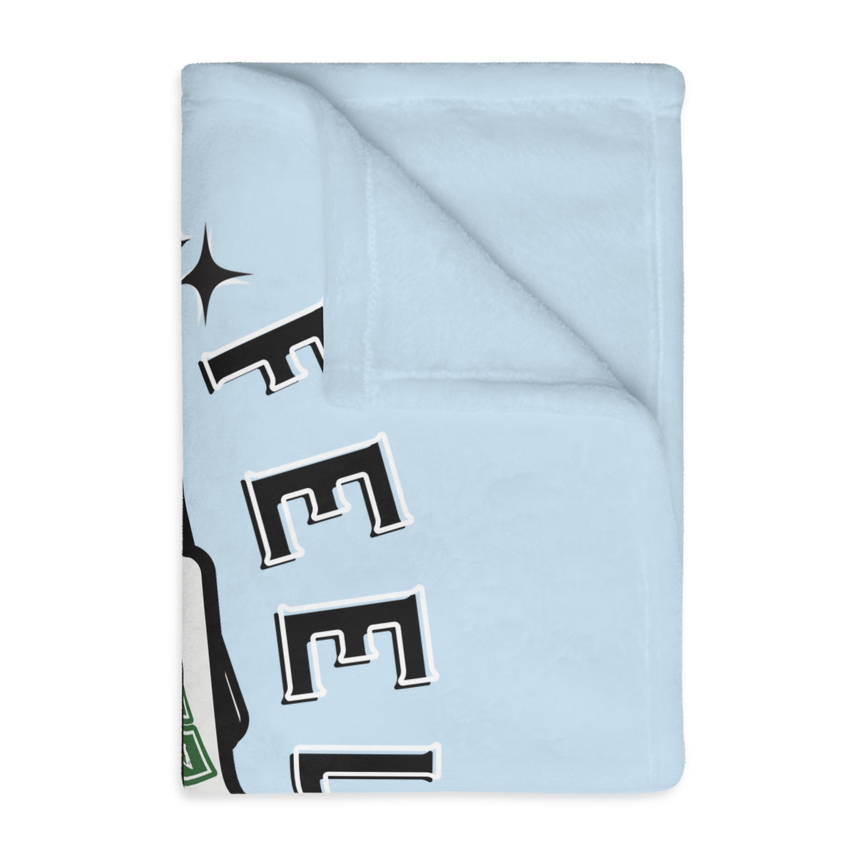 Feelin' Lucky Fuzzy Blanket ( Double Sided )