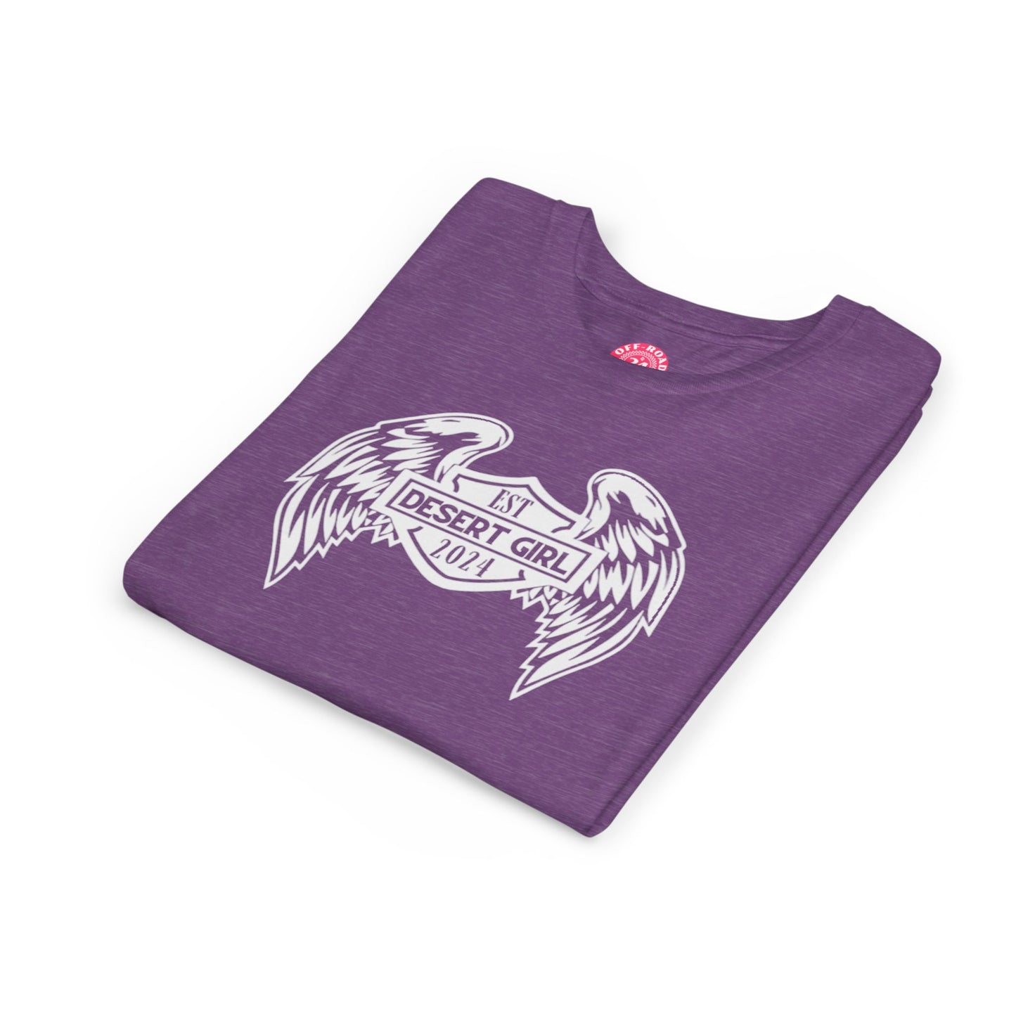 Youth Desert Girl Wings Short Sleeve Tee