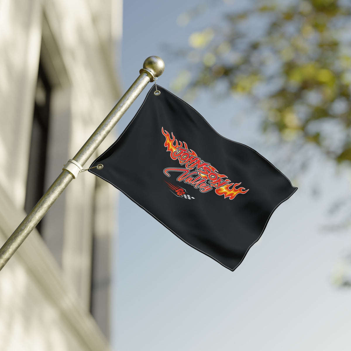 Johnson Valley Throwback Double Sided Flag