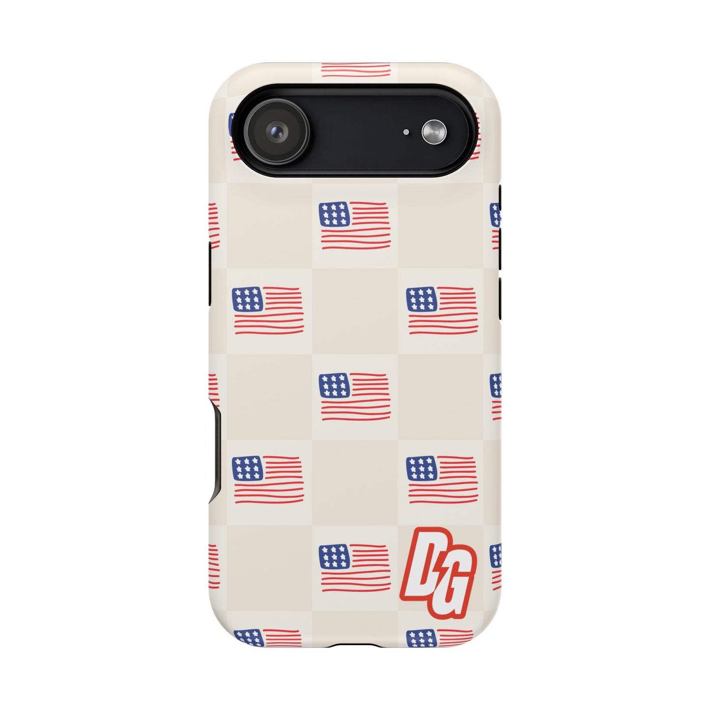 Checkered USA Tough Magnetic Cases