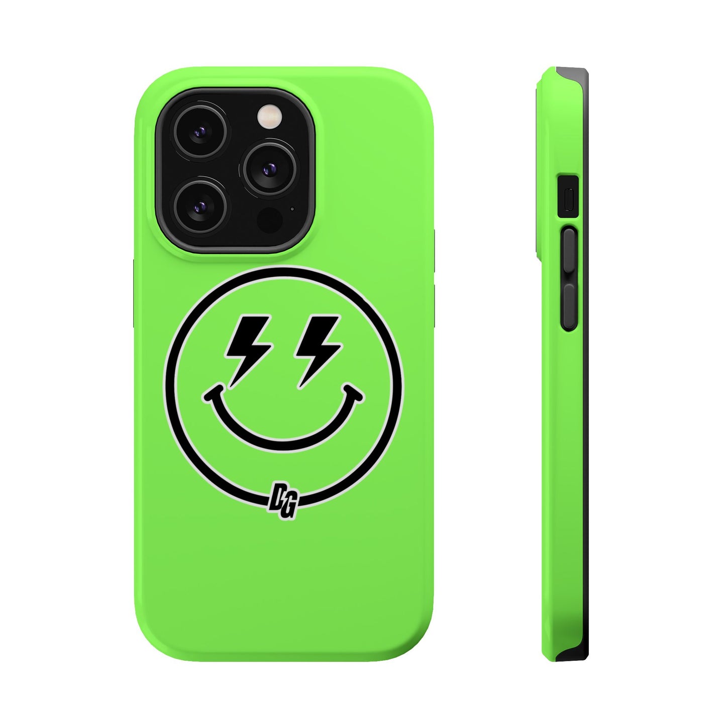 Desert Girl Smiley - LIME GREEN Tough Magnetic Cases