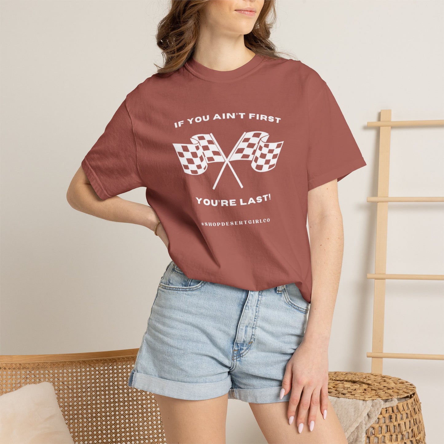 If You Ain't First 24 Comfort Colors Tee - WHITE
