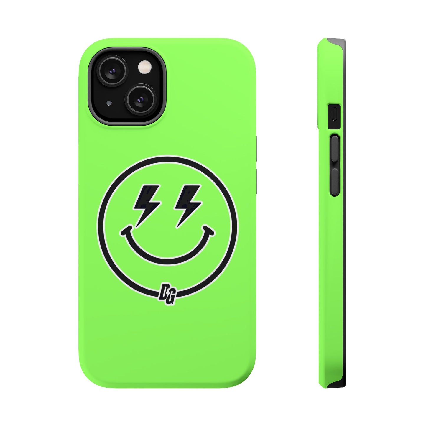 Desert Girl Smiley - LIME GREEN Tough Magnetic Cases