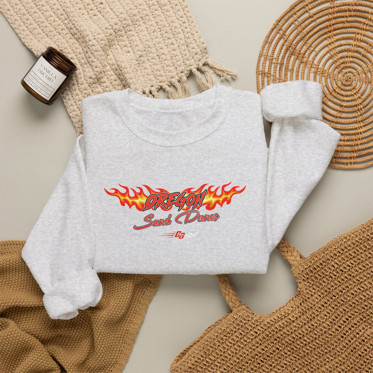 Oregon Dunes Throwback Crewneck - Desert Girl
