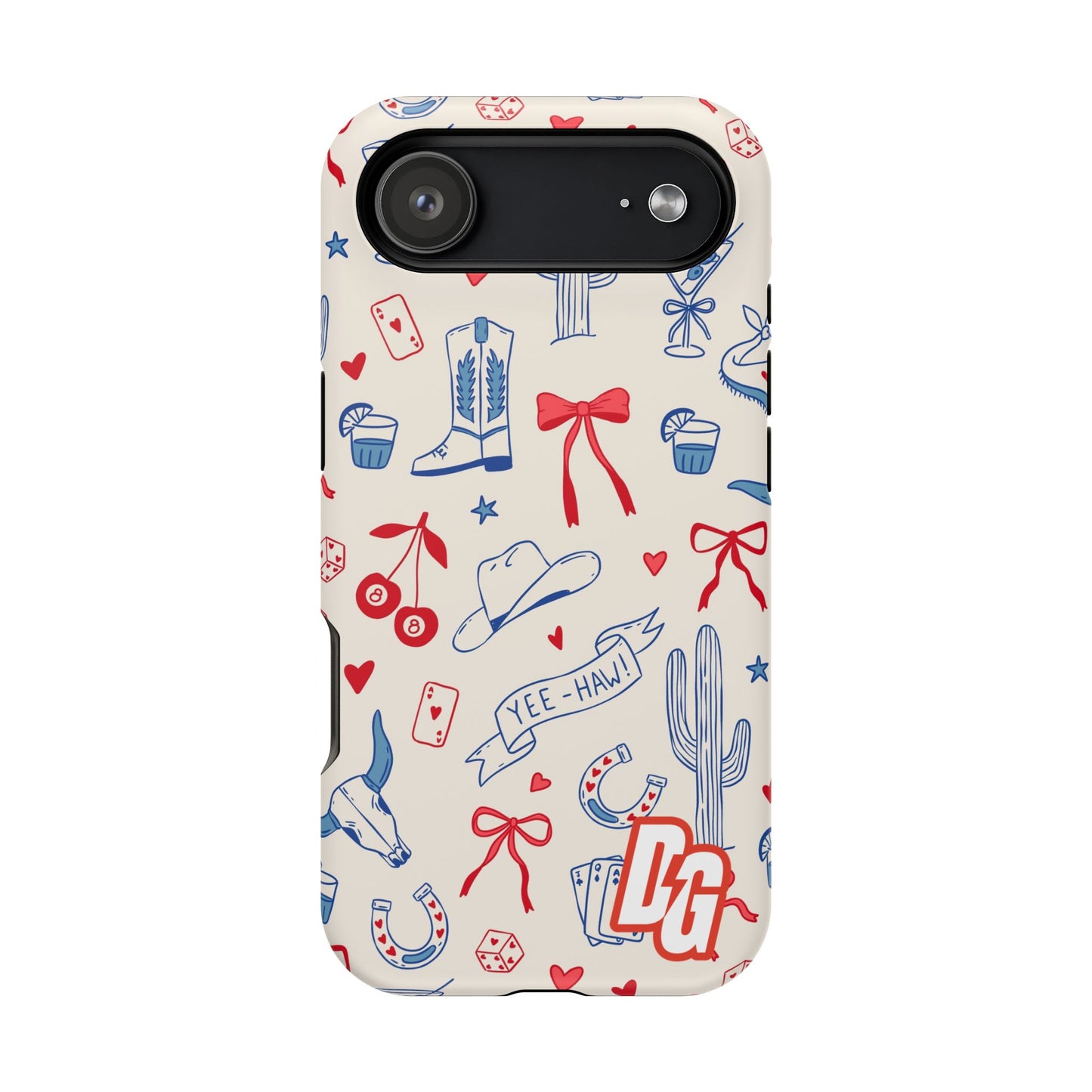 Lucky Cowgirl USA Tough Magnetic Cases