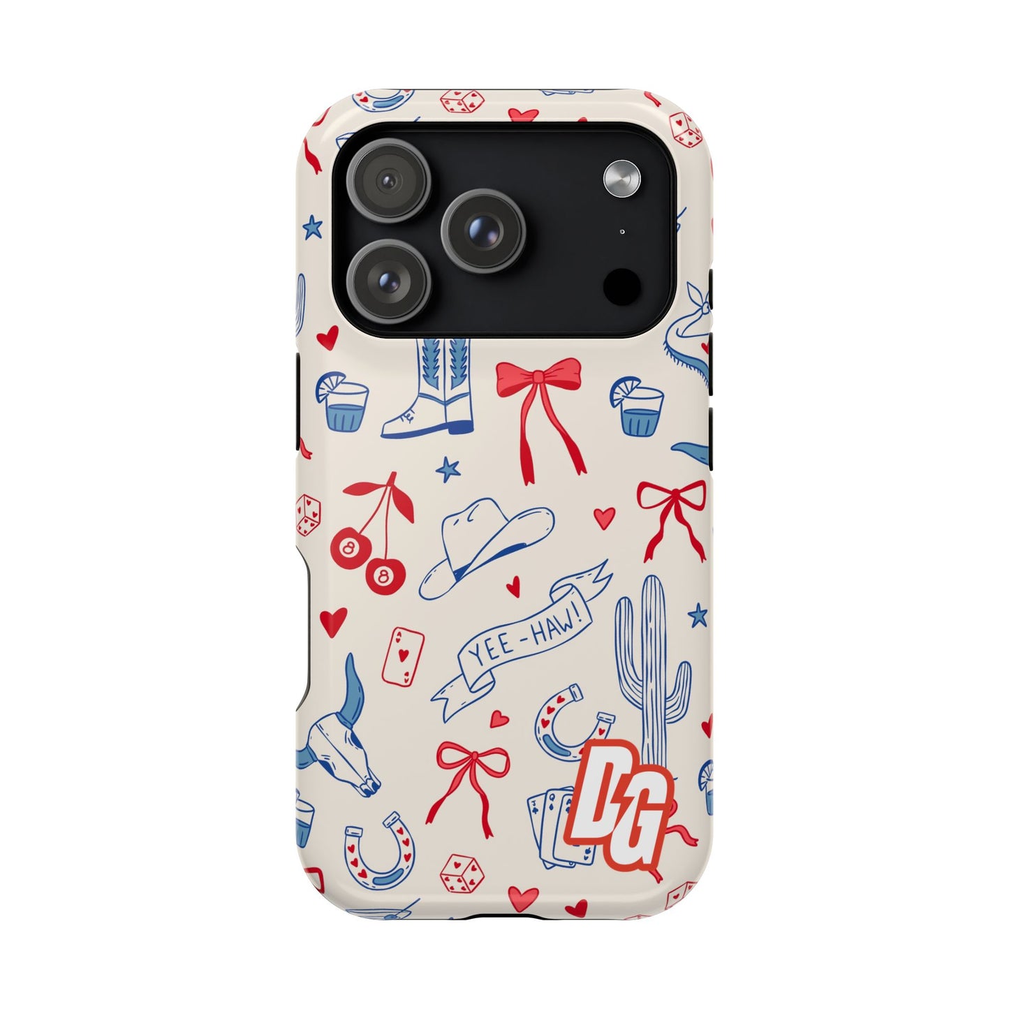 Lucky Cowgirl USA Tough Magnetic Cases