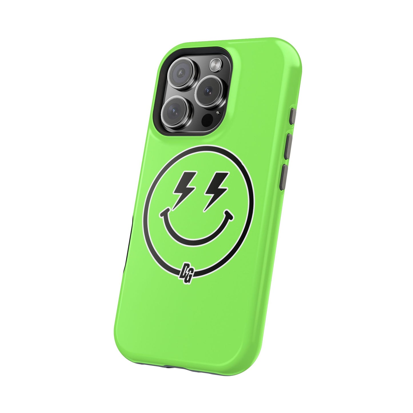 Desert Girl Smiley - LIME GREEN Tough Magnetic Cases