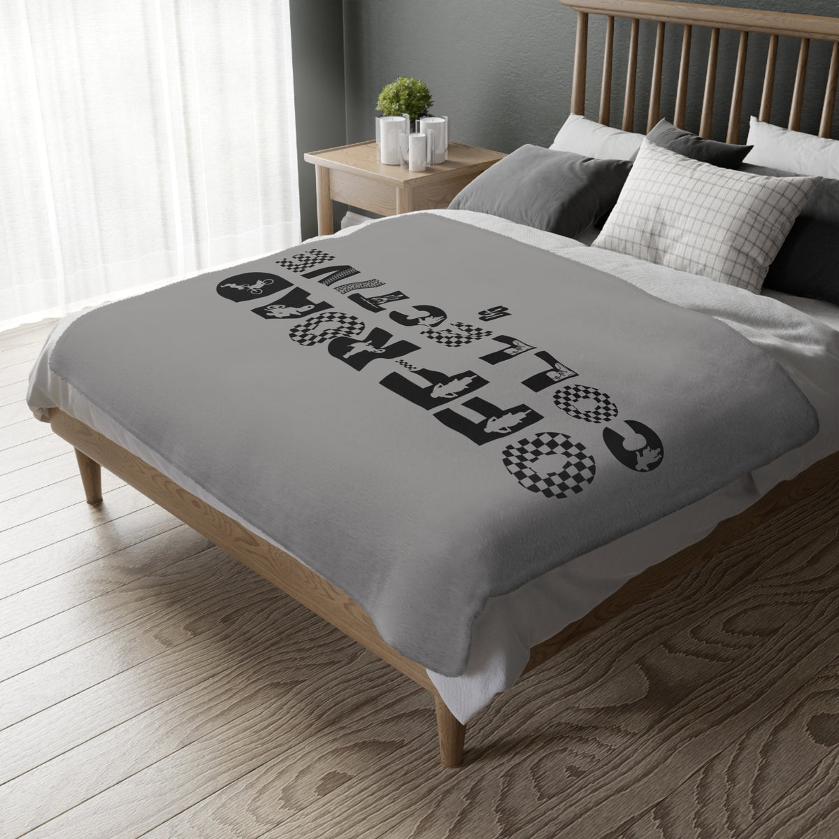 Off-Road Collective  Fuzzy Blanket ( Double Sided )