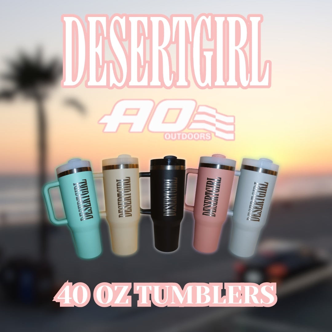 Desert Gir x AO Coolers 40 Oz Tumblers