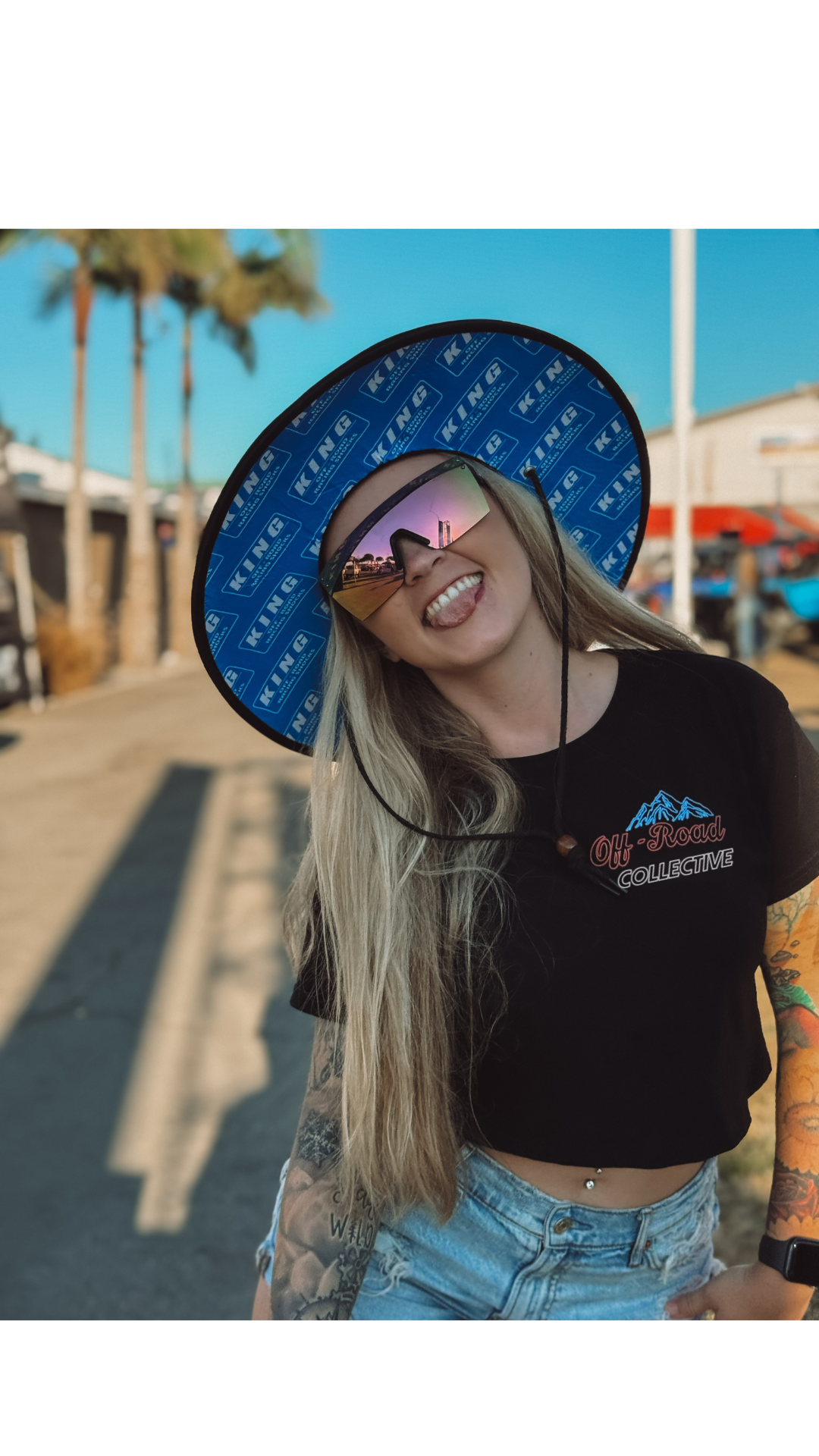 Blue Mountains Off-Road Collective Crop Tee