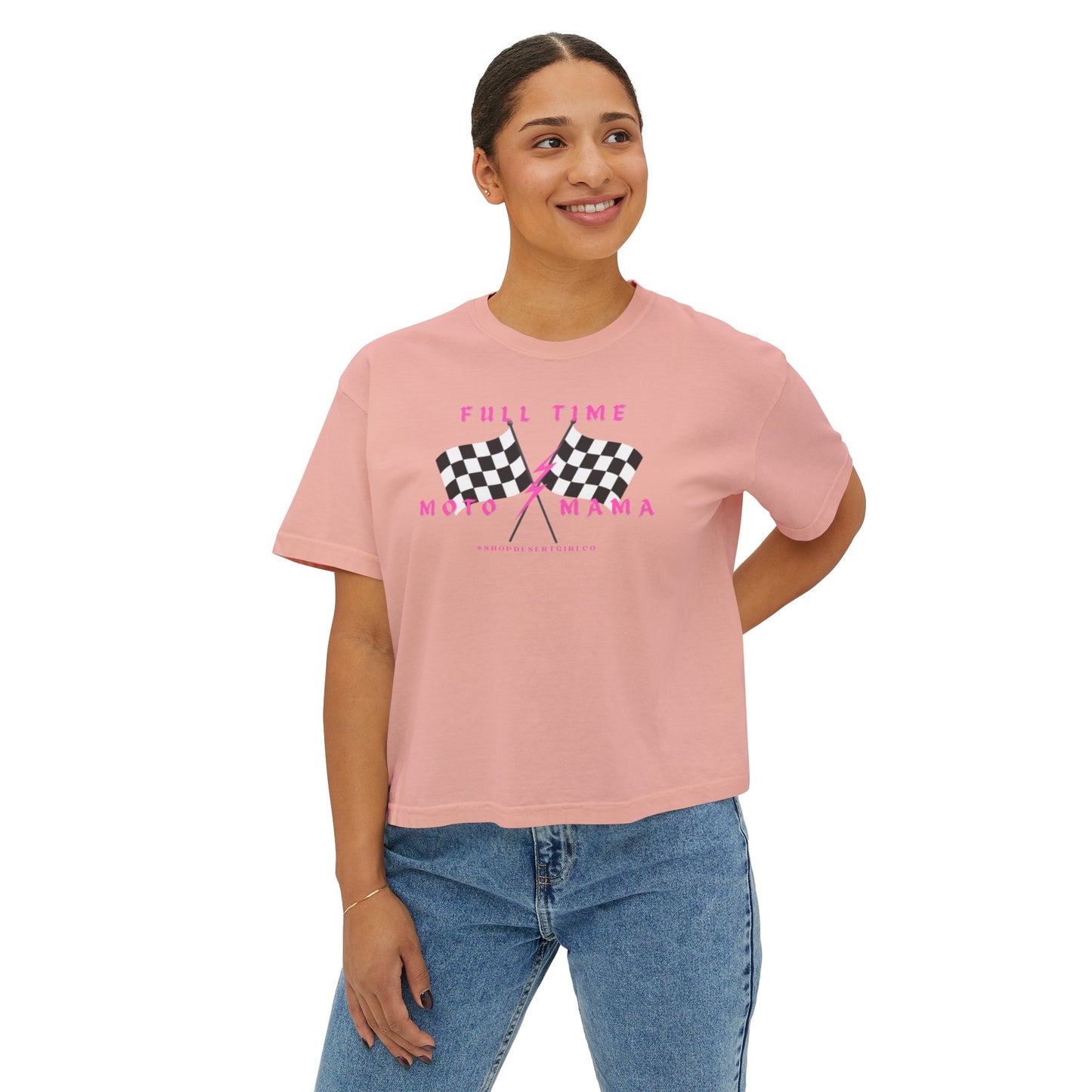 FULL TIME MOTO MAMA - BOXY TEE
