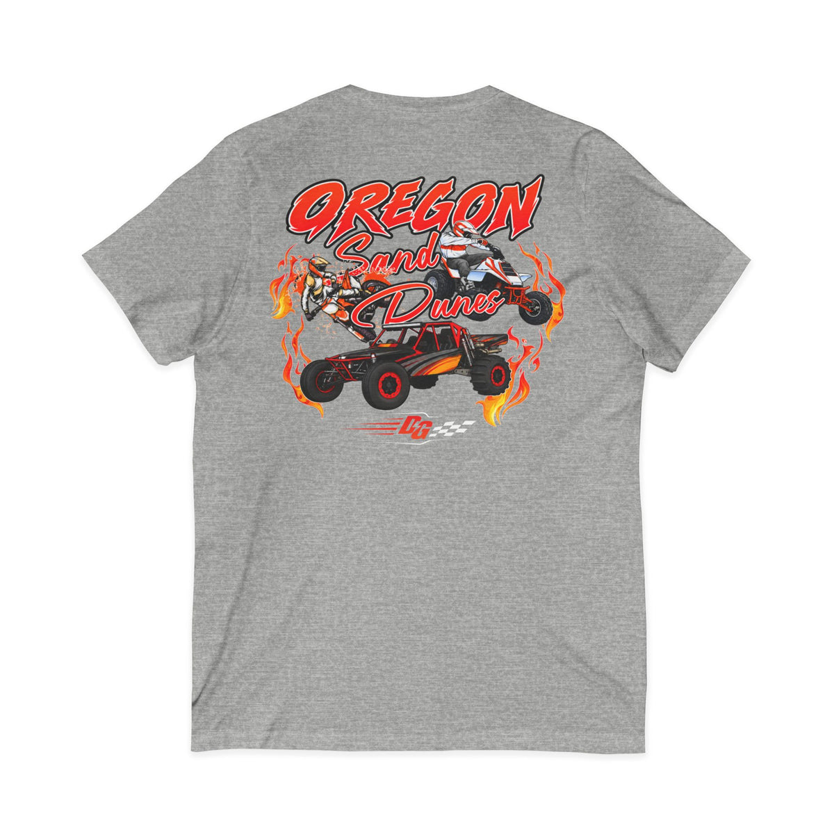 Women's Oregon Dunes Throwback Short Sleeve V-Neck Tee - Desert Girl